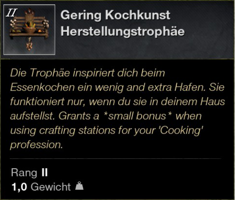 Gering Kochkunst Herstellungstrophäe