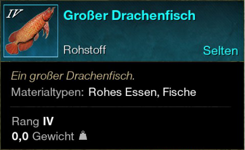 Großer Drachenfisch