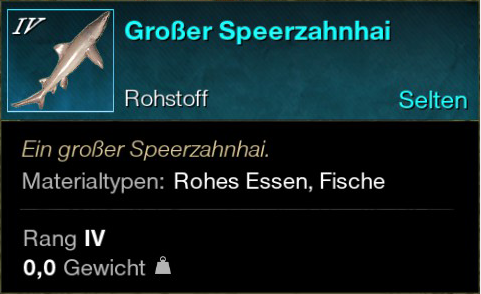 Großer Speerzahnhai