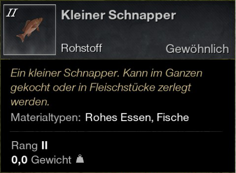 Kleiner Schnapper