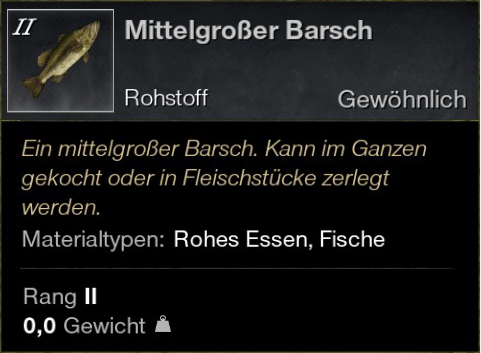 Mittelgroßer Barsch