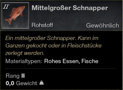 Mittelgroßer Schnapper