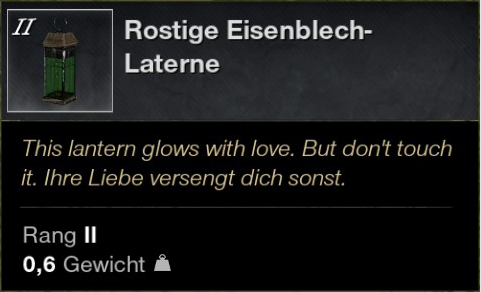 Rostige Eisenblech Laterne