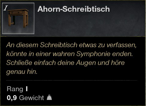 Ahorn Schreibtisch