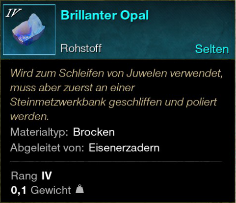 Brillanter Opal