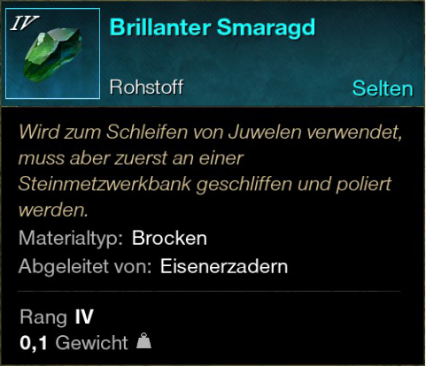 Brillanter Smaragd