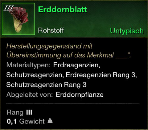 Erddornblatt