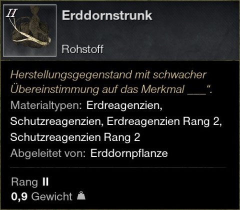 Erddornstrunk