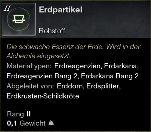 Erdpartikel