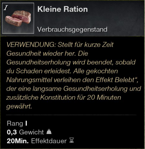 Kleine Ration