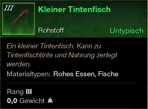 Kleiner Tintenfisch