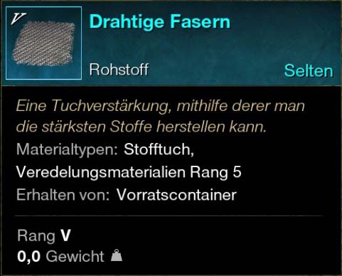 Drahtige Fasern