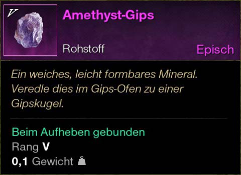 Amethyst Gips