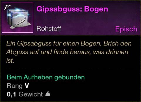 Gipsabguss Bogen