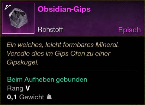 Obsidian Gips