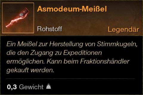 Asmodeum Meißel